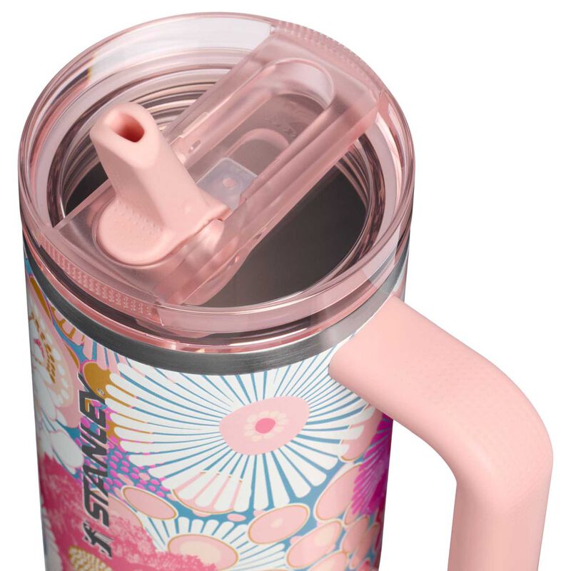 Stanley The Quencher Protour Flip Straw Tumbler 30oz Sorbet Wildflower image number 2